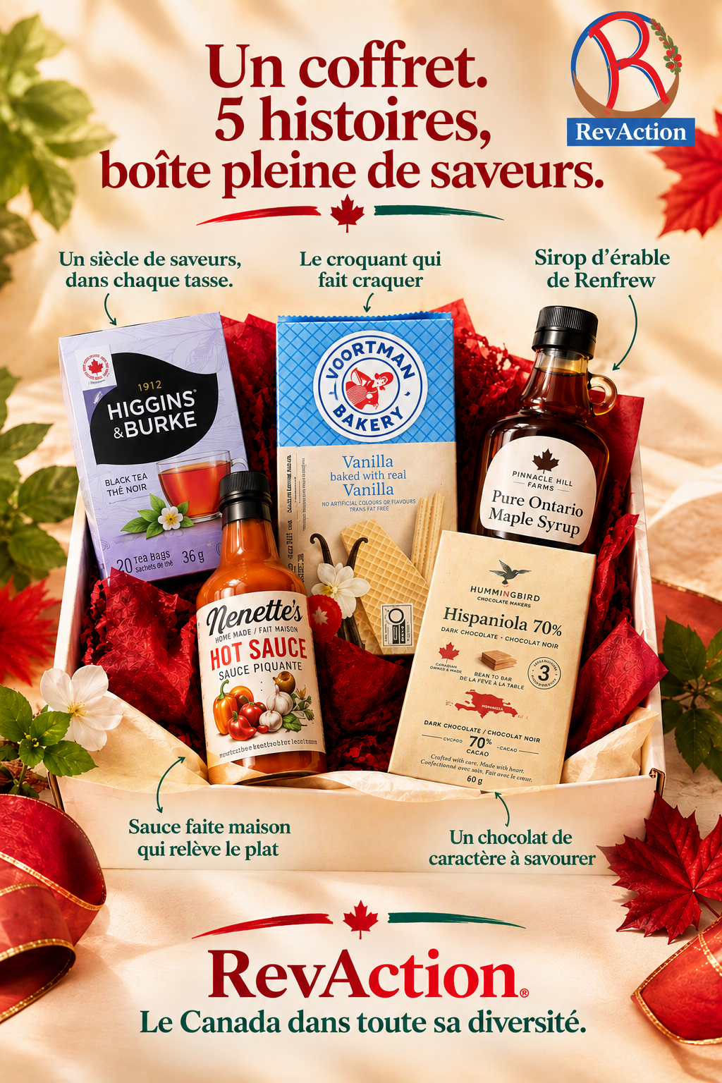 Coffret RevAction – Saveurs du Canada