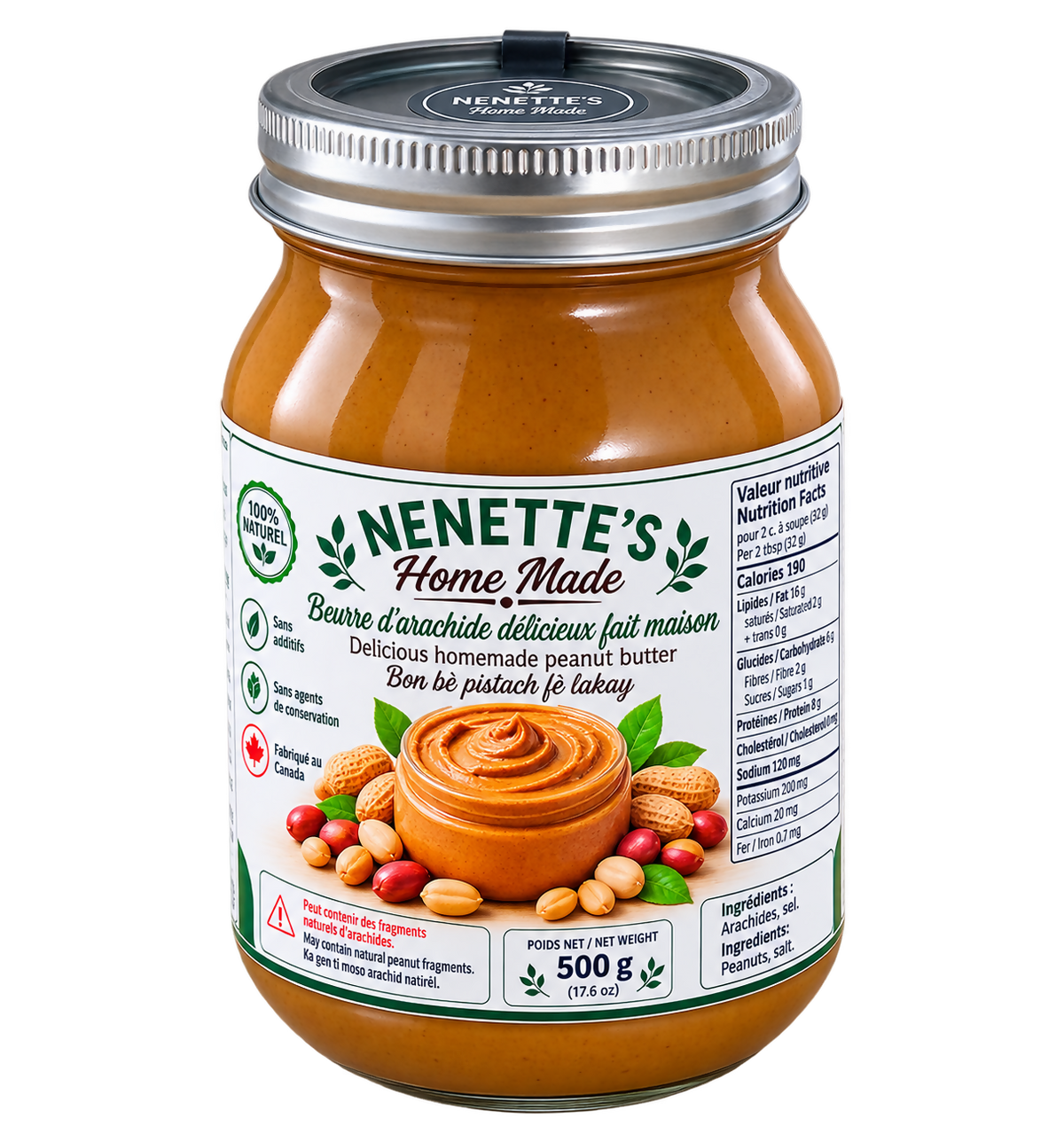 Delicious Homemade Peanut Butter with Real Peanuts (Manba Lakay)