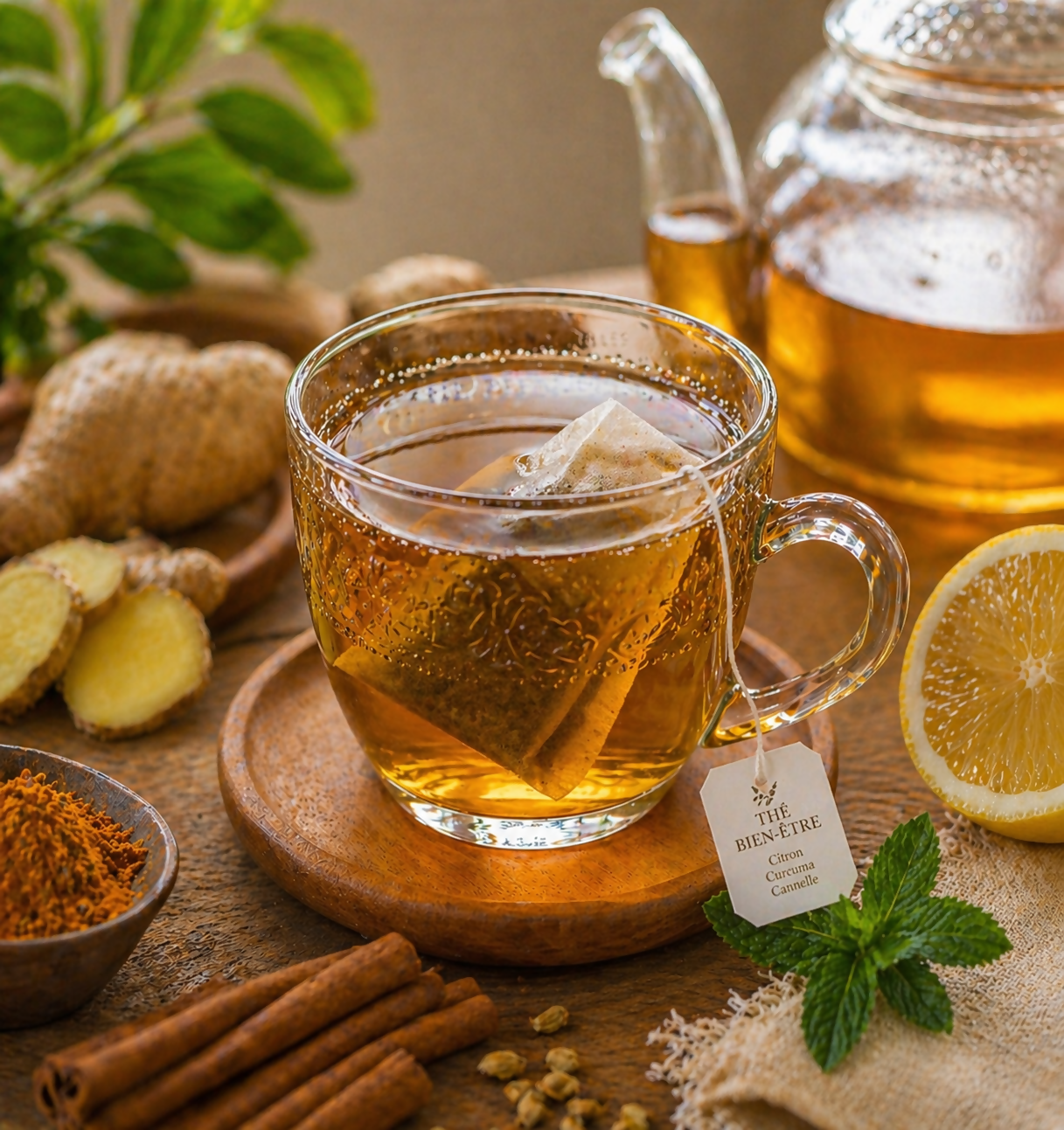 Tisane à base de poivre